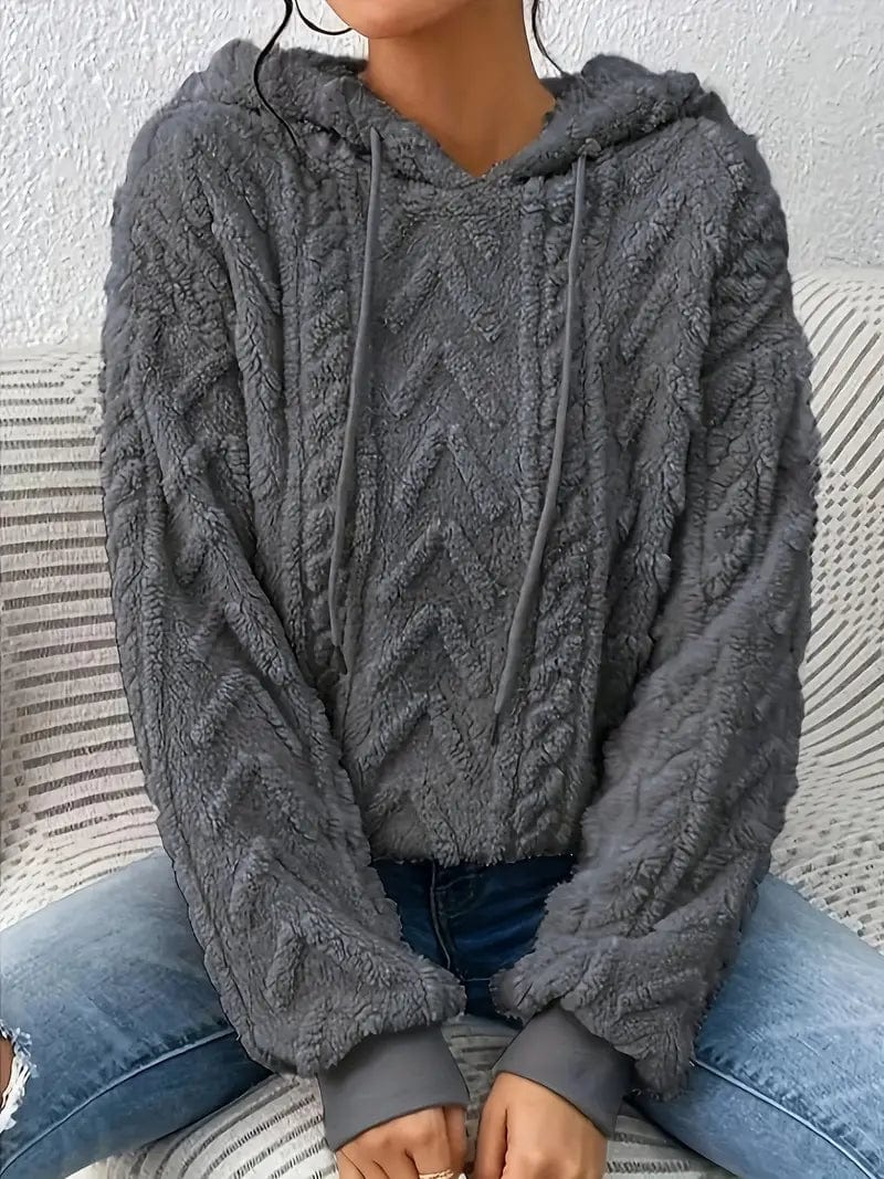 The Chill Cocoon Knit Hoodie
