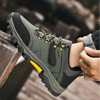 (💥NOW ON: 53% OFF Independence Day Sale!🔥) Latest Men's Genuine Leather Non-Slip Waterproof Outdoor Hiking Shoes