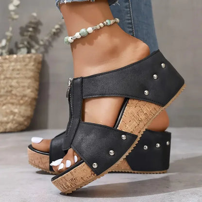 STYLISH WEDGE SUMMER SLIDE ORTHO SANDALS