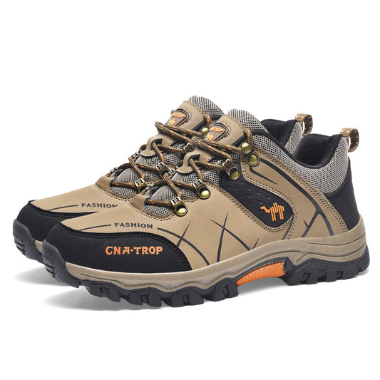 (💥NOW ON: 53% OFF Independence Day Sale!🔥) Latest Men's Genuine Leather Non-Slip Waterproof Outdoor Hiking Shoes
