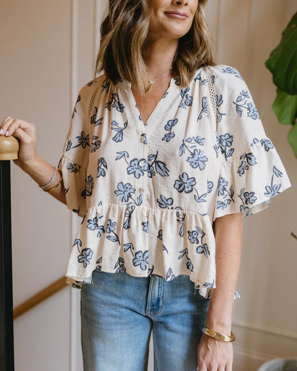 Blue Bonnet Top
