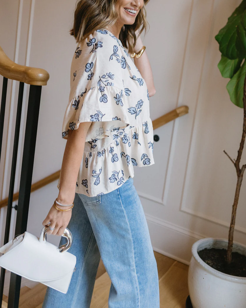 Blue Bonnet Top