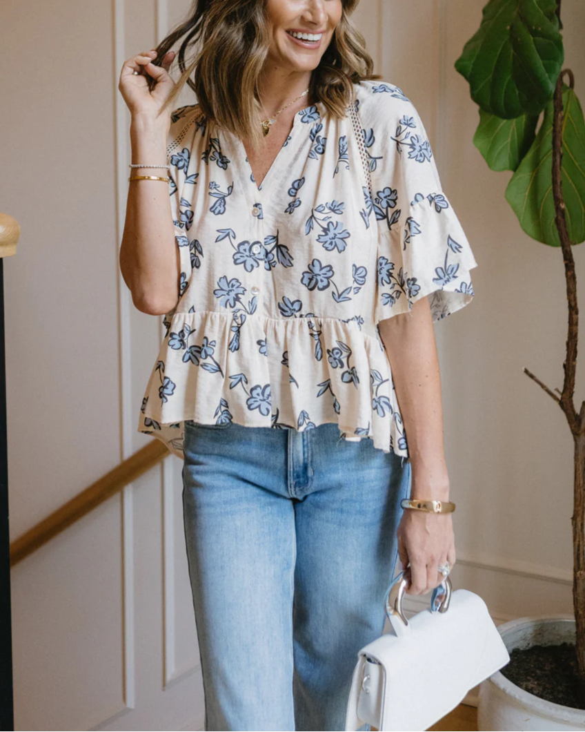 Blue Bonnet Top
