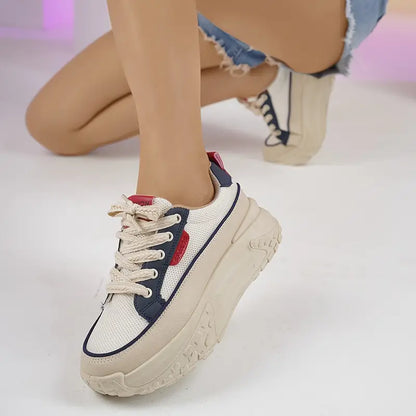 WOMEN'S ORTHOPEDIC TRENDY PLATFORM SNEAKERS