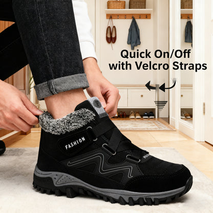 Brave Shoes™-Snowy Villia Leather Ankle Boots for Men