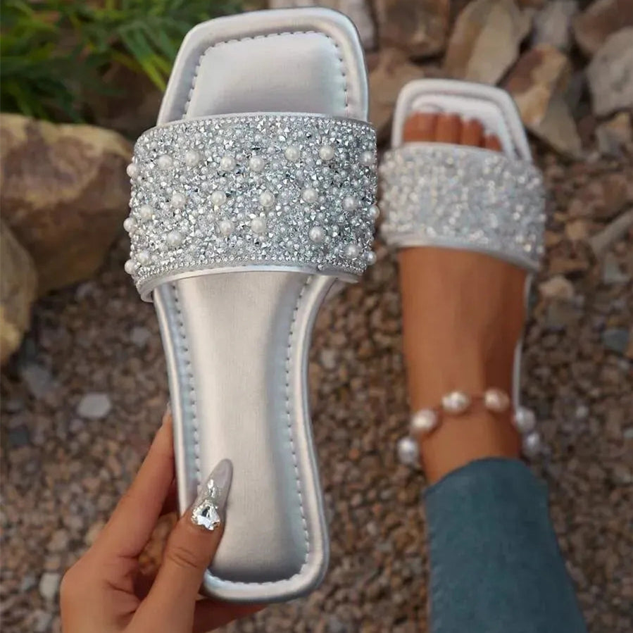Non-Slip Crystal Sandal