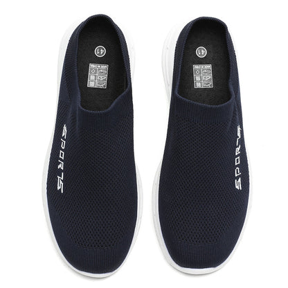 (⏰Limited Time Sale 70% OFF 🔥) Men's Orthopedic Slip-On Loafers Walking Shoes: Casual Canvas Plantar Fasciitis Loafers with Arch Support, Comfortable Orthotic Shoes for Foot and Heel Pain Relief