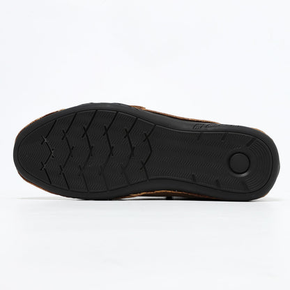 (⏰Last Day 70% OFF🔥) Men’s Mid-Top Leather Boots – Slip-On, Lightweight & Shock-Absorbing for Warehouse Work, Driving & Everyday Comfort, Durable for 3 years