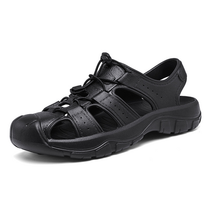 (⏰Limited Time Sale 70% OFF 🔥) Men’s Closed-Toe Outdoor Sandals – Breathable, Non-Slip, Work-Ready Shoes with Arch Support for Hiking, Water, and Daily Wear