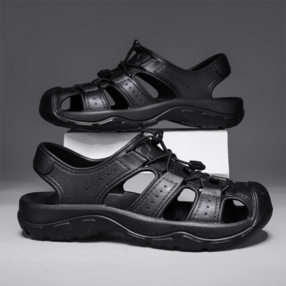 (⏰Limited Time Sale 70% OFF 🔥) Men’s Closed-Toe Outdoor Sandals – Breathable, Non-Slip, Work-Ready Shoes with Arch Support for Hiking, Water, and Daily Wear