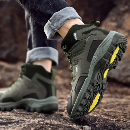 (⏰ Limited Time Sale 70% OFF 🔥) Men's Waterproof Hiking Boots - Breathable Quick-Dry Upper,Mountain Trekking & Outdoor Adventures | All-Terrain Grip & Abrasion-Proof