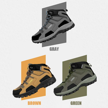 (⏰ Limited Time Sale 70% OFF 🔥) Men's Waterproof Hiking Boots - Breathable Quick-Dry Upper,Mountain Trekking & Outdoor Adventures | All-Terrain Grip & Abrasion-Proof