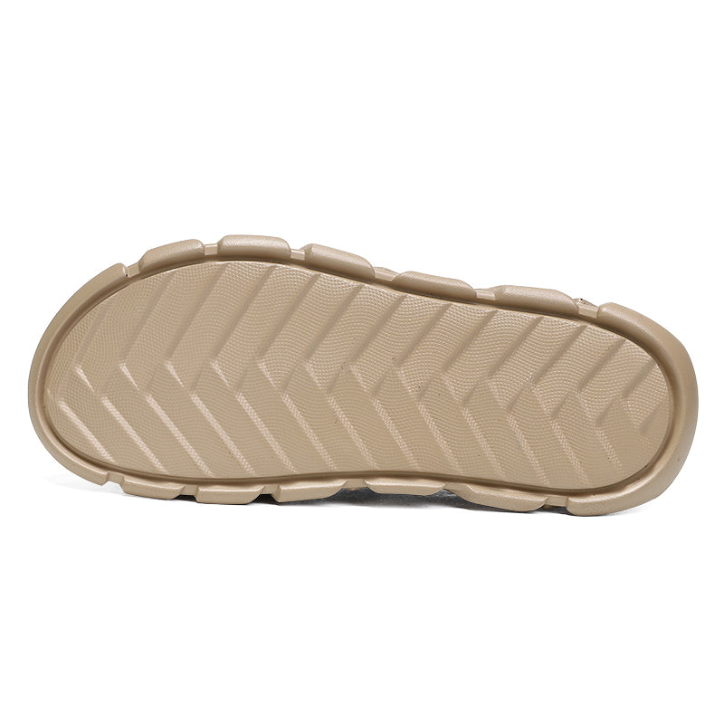 Handcrafted Leather Slip-On Loafers - Versatile Comfort-Focused Shoes