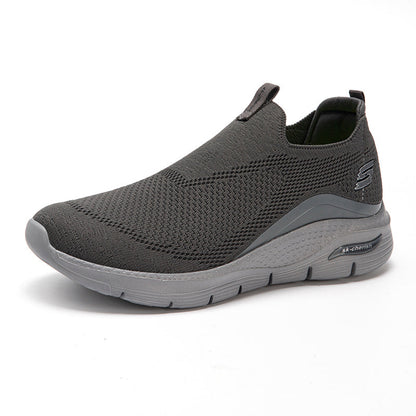 （🔥Big-Brand Comfort – 70% OFF Sale🔥）Men’s Wide Orthopedic Comfort Work Shoes – Lightweight Arch Support for Walking & Casual Wear