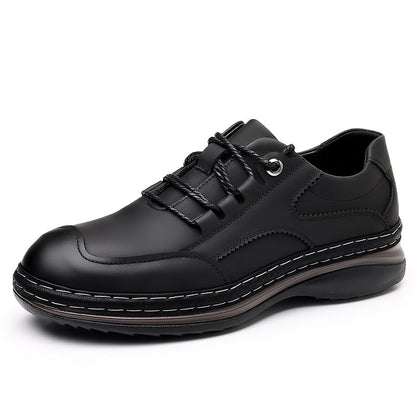 (⏰ Limited Time Sale 70% OFF 🔥) Men’s Premium Leather Lace-Up Shoes – Business to Travel Comfort | Shock-Absorbing, Wide Fit, All-Day Support