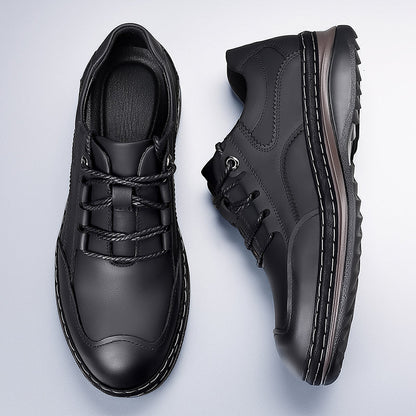 (⏰ Limited Time Sale 70% OFF 🔥) Men’s Premium Leather Lace-Up Shoes – Business to Travel Comfort | Shock-Absorbing, Wide Fit, All-Day Support