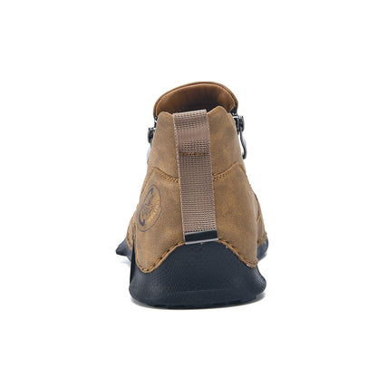 🔥Last Day Promotion 70% OFF 🎁 -Men's Waterproof Orthopedic Walking Shoes, Improve Posture, Pain Free, Easy On Off, For Riding Driving and Daily Commutes