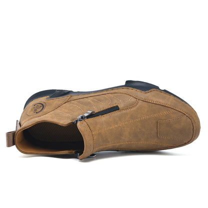 🔥Last Day Promotion 70% OFF 🎁 -Men's Waterproof Orthopedic Walking Shoes, Improve Posture, Pain Free, Easy On Off, For Riding Driving and Daily Commutes