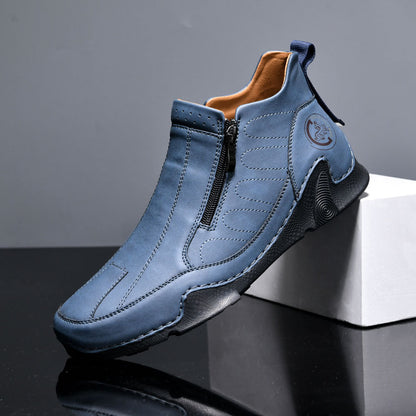 🔥Last Day Promotion 70% OFF 🎁 -Men's Waterproof Orthopedic Walking Shoes, Improve Posture, Pain Free, Easy On Off, For Riding Driving and Daily Commutes