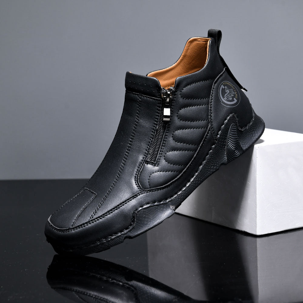 🔥Last Day Promotion 70% OFF 🎁 -Men's Waterproof Orthopedic Walking Shoes, Improve Posture, Pain Free, Easy On Off, For Riding Driving and Daily Commutes