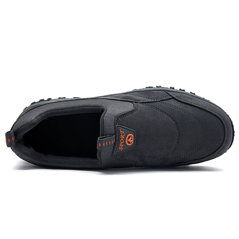 (⏰Last Day 70% OFF🔥) Veteran-Recommended Men's Slip-On Work Shoes – Cushioned Comfort, Arch Support, Non-Slip, Lightweight, All-Day Stability