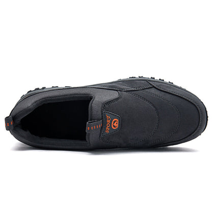 (⏰Last Day 70% OFF🔥) Veteran-Recommended Men's Slip-On Work Shoes – Cushioned Comfort, Arch Support, Non-Slip, Lightweight, All-Day Stability