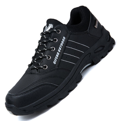 (💥Hot-Selling : 70% OFF Sale!🔥)Men’s Leather Hiking & Outdoor Shoes – Orthopedic Comfort, Non-Slip, Lightweight, Breathable, Durable 3 Years