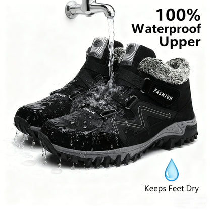 Brave Shoes™-Snowy Villia Leather Ankle Boots for Men