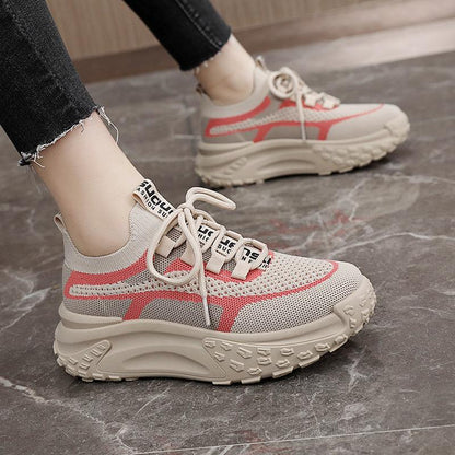 BREATHABLE TRENDY KNIT MESH ORTHO SNEAKERS