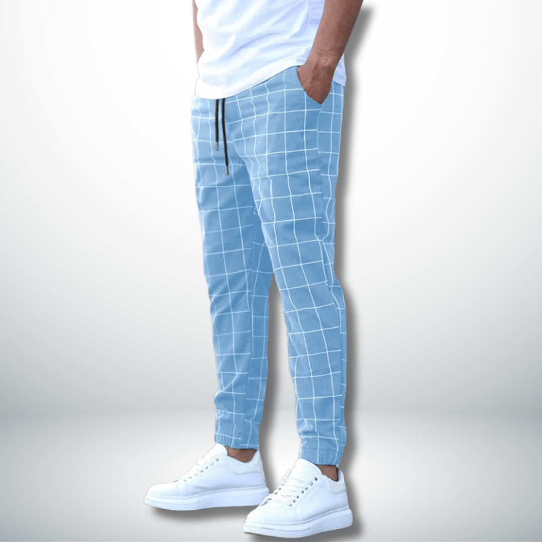 Leland Plaid Trousers