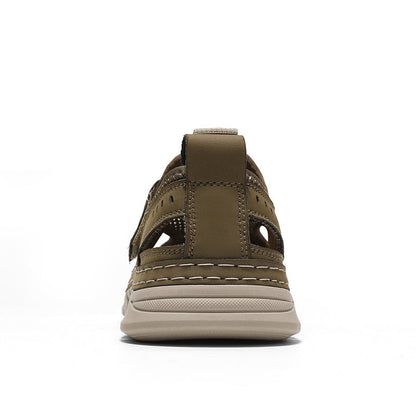 (⏳53% OFF)Men's Mesh Fisherman Sandals – Hook & Loop, Non-Slip for Wading & Fishing