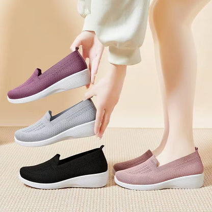 Orthopedic pain relief flat shoes