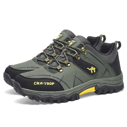 (💥NOW ON: 53% OFF Independence Day Sale!🔥) Latest Men's Genuine Leather Non-Slip Waterproof Outdoor Hiking Shoes