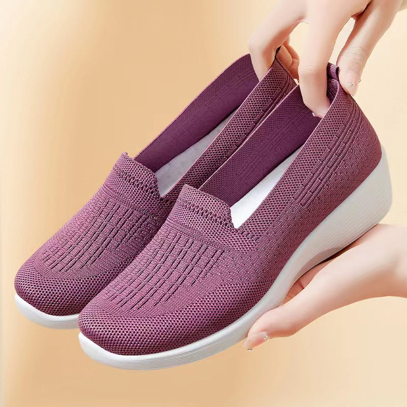 Orthopedic pain relief flat shoes