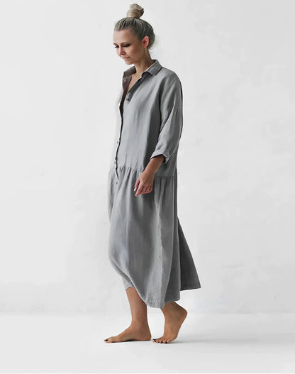 FLEUR™ - GRAY STYLISH DRESS