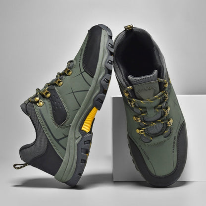 (💥NOW ON: 53% OFF Independence Day Sale!🔥) Latest Men's Genuine Leather Non-Slip Waterproof Outdoor Hiking Shoes