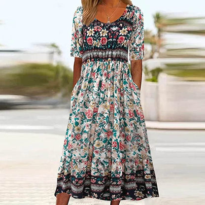 ODA - SUMMER FLORAL DRESS