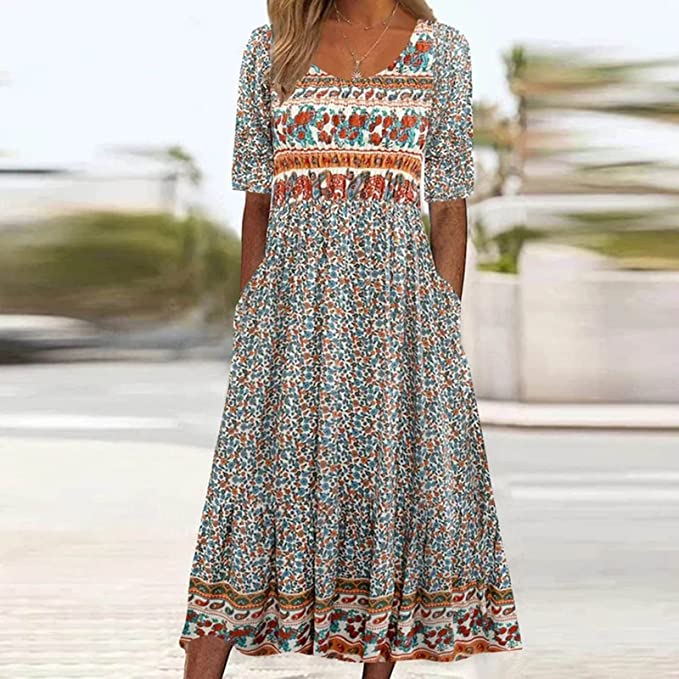 ODA - SUMMER FLORAL DRESS