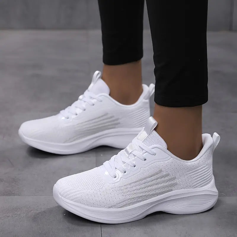 SOLID COLOR TOP SNEAKERS