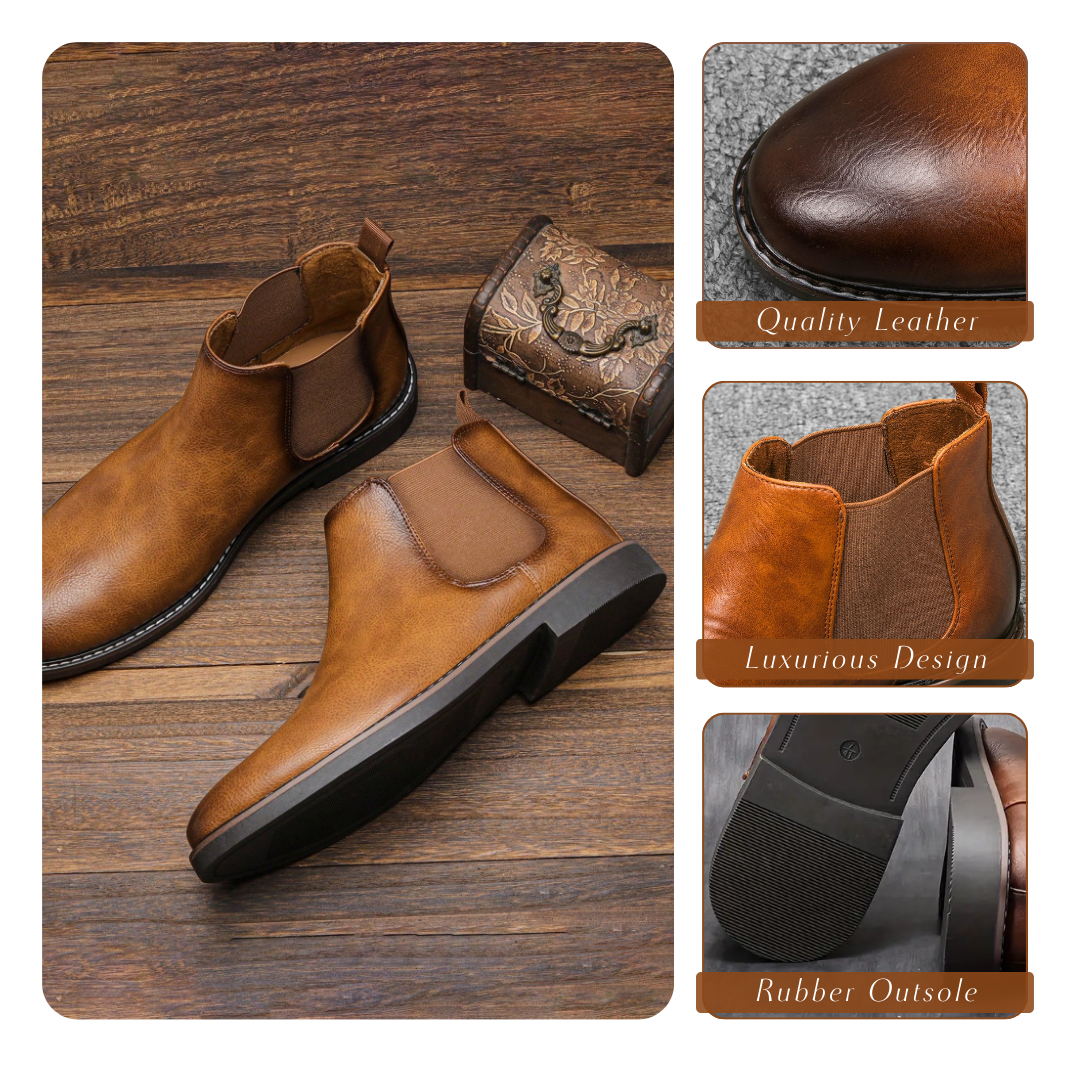 Caleb | Men's Comfortable Chelsea Boots