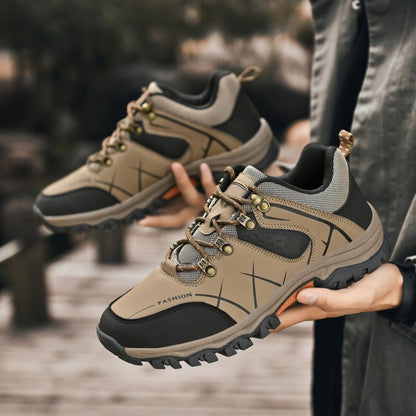 (💥NOW ON: 53% OFF Independence Day Sale!🔥) Latest Men's Genuine Leather Non-Slip Waterproof Outdoor Hiking Shoes