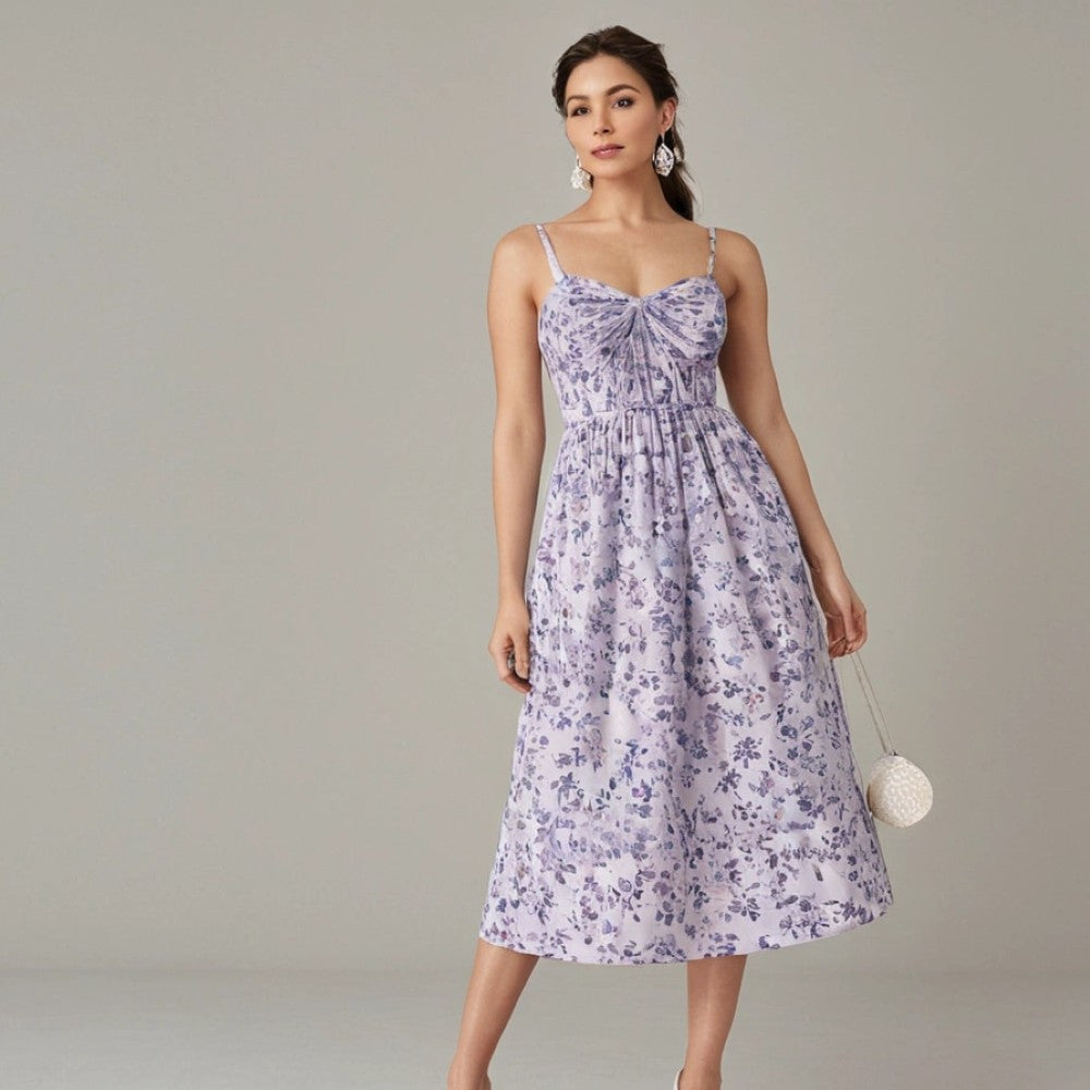 Summer Breeze Floral A Line Dress