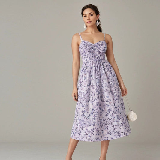 Summer Breeze Floral A Line Dress