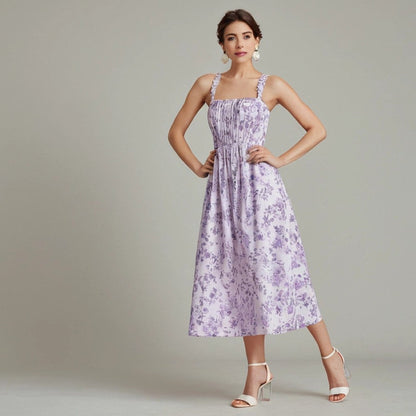 Summer Breeze Floral A Line Dress