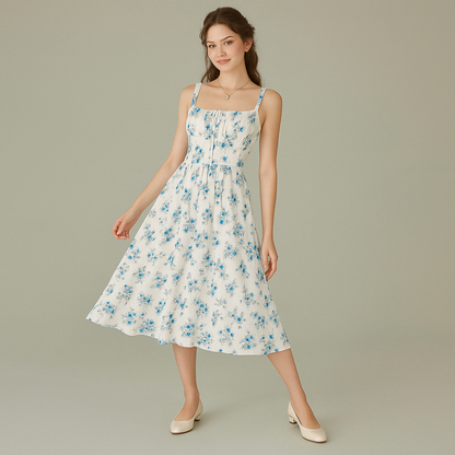 Summer Breeze Floral A Line Dress