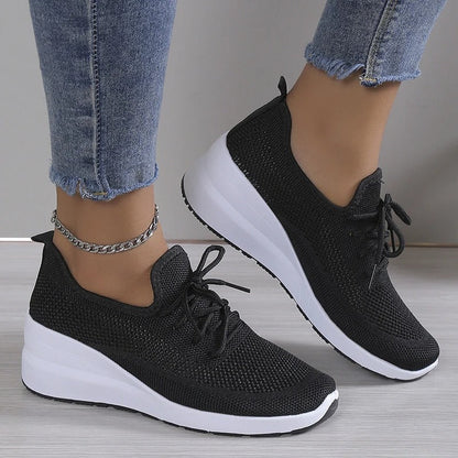 WOMEN'S ORTHOPEDIC BREATHABLE MESH SNEAKERS