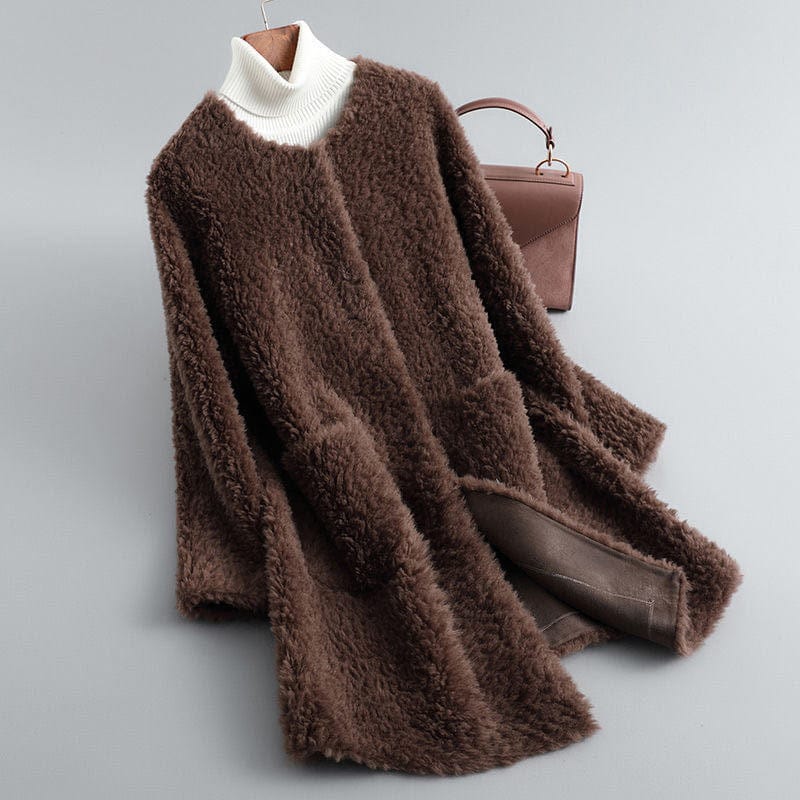 Velucia Sherpa Fleece Coat