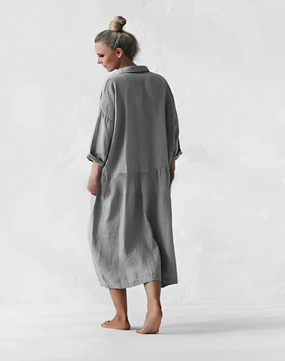 FLEUR™ - GRAY STYLISH DRESS