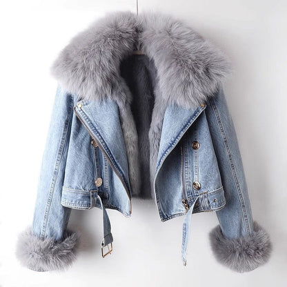 Olivia Luxurious Denim Coat