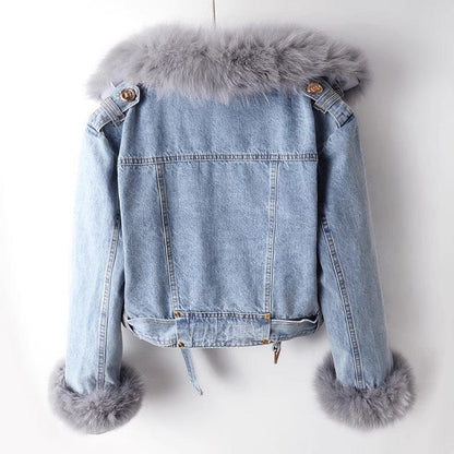 Olivia Luxurious Denim Coat